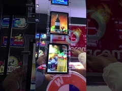 Kotak Cahaya Kristal Gantung Horizontal 210 X 297mm Panel Tampilan Papan Tanda LED Ringan