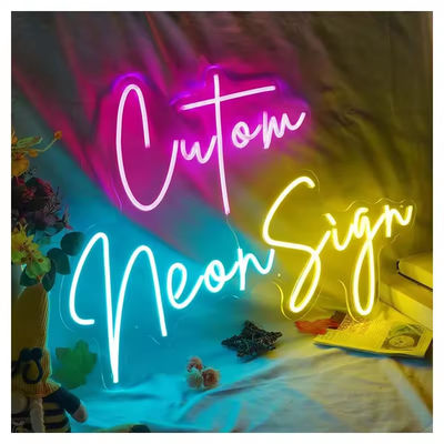 Beli Pink Ungu Putih Romantis Flex Kecerahan Tinggi Neon Logo Tanda Led pembuatan online