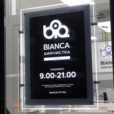 Beli Outdoor Crystal Acrylic Led Poster Frame Light Led Display Board Iklan pembuatan online