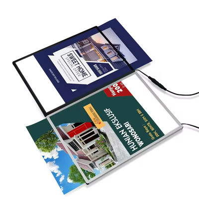 Beli 3D tahan lama iklan kotak cahaya produk tahan lama 80000 jam umur pembuatan online