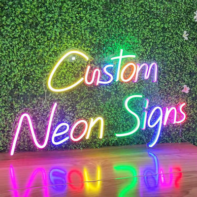 Beli 15mm RGB Neon Sign Tube LED Biru Vertikal Horizontal Hanging Neon Party Sign pembuatan online
