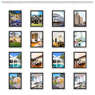 Beli 12V 24V Crystal Light Box LED Lighting Sign Board Untuk Tampilan Jendela Real Estate pembuatan online