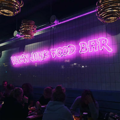 Beli Cahaya Neon LED yang Cerah Desain Khusus Tanda Neon Luar Ruang Bahan Akrilik pembuatan online