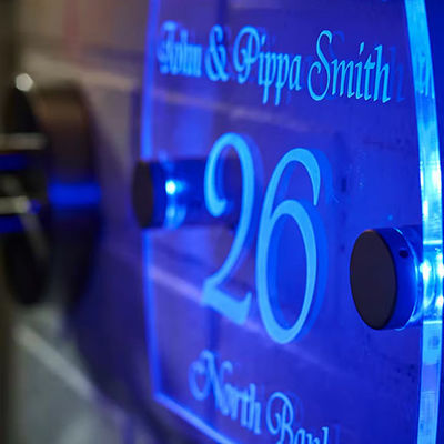 Beli Acrylic Backlit 3d Led Acrylic Signage Odm Sign Outdoor Advertising Biru pembuatan online