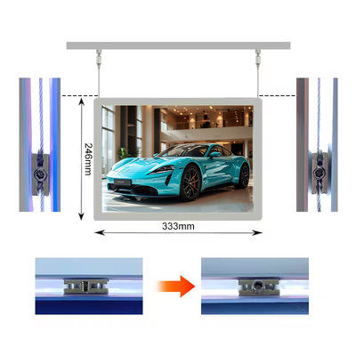Beli Menggantung A4 Light Box Menu Real Estate Display Slim LED Terang Iklan Light Box pembuatan online
