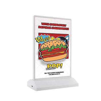 Beli Kotak Cahaya A4 Iklan LED Sisi Dua Untuk Menu Restoran Terisi pembuatan online
