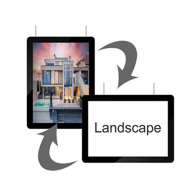 Real Estate Window Brand Display KWS-BD-A4 Lampu Akrilik LED Box