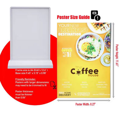 Wireless Desktop Rechargeable Light Box A4 Slim Led Light Box