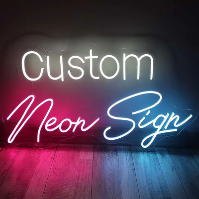 Vertikal LED Neon Sign Akrilik Flex Neon Light Board Toko RoHS