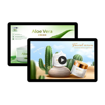 Mesin Tampilan Iklan Gantung Satu Sisi 21,5 Inci Android Media Player 1920x1080 untuk Wall-Mounted