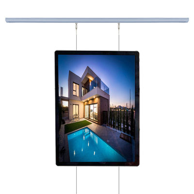 Aluminium Real Estate Display Light Box Frame Backlit Akrilik Iklan Crystal Lightbox