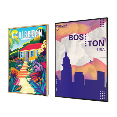 Pabrik Kotak Lampu LED Kaca Premium Grosir Ultra Tipis Kotak Lampu Iklan