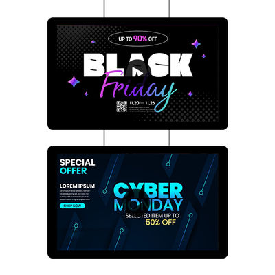 Layar Iklan Digital Tegangan Tinggi 24V Satu Sisi Dari Profesional Dipasang di Dinding Atau Digantung