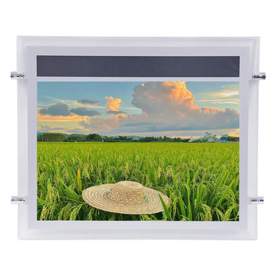 SMD LED Crystal Light Box Perak Reklame Neon Box 2835 LED Strip Panel Akrilik