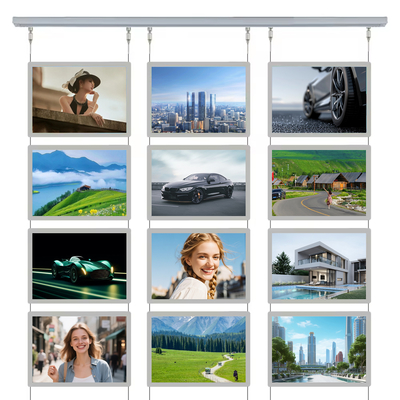 Custom Crystal Led Light Box 80000hr Clear Acrylic Backlit Reklame Light Box