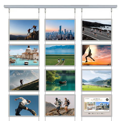 12V 24V Crystal Light Box LED Lighting Sign Board Untuk Tampilan Jendela Real Estate